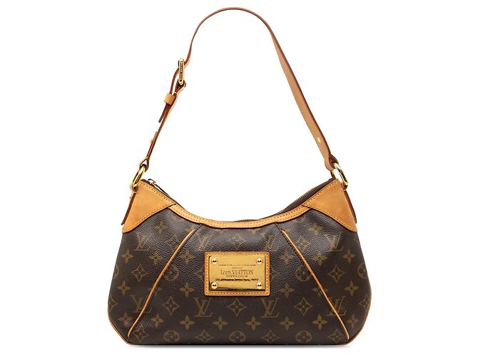Borsa a tracolla Louis Vuitton Monogram Thames PM marrone