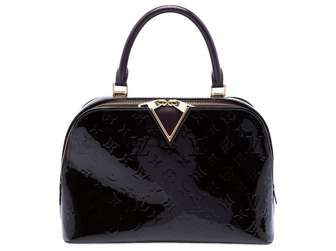 Bolsa Louis Vuitton Monogram Vernis Melrose roxa Roxo