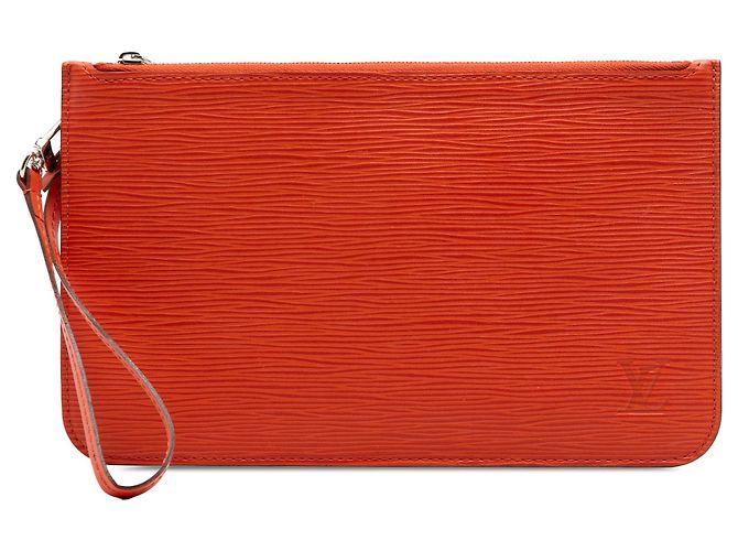 Pochette Louis Vuitton Epi Neverfull Laranja