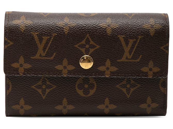 Portafoglio piccolo Louis Vuitton Monogram Alexandra marrone
