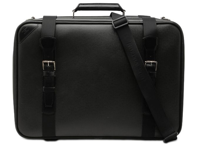 Borsa da viaggio Louis Vuitton Taiga Satellite 53 Nera Nero