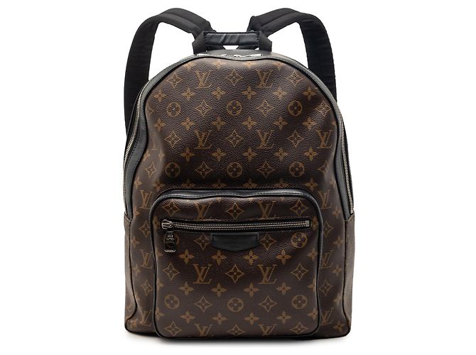 Brown Louis Vuitton Monogram Macassar Josh Backpack