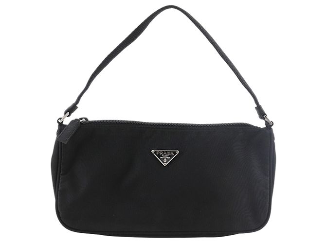 Borsa a tracolla Prada Tessuto nera Nero