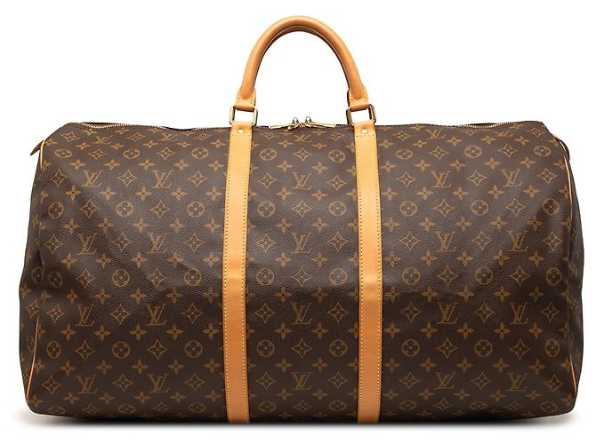 Borsa da viaggio Louis Vuitton Monogram Keepall 60 marrone