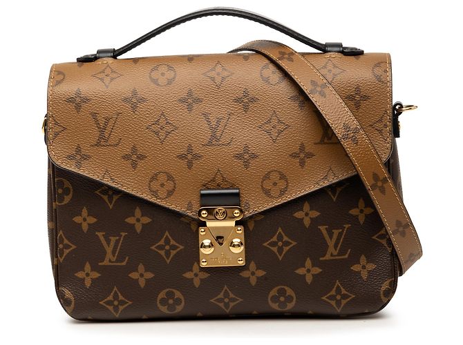 Bolsa Louis Vuitton Monogram Reverse Pochette Metis marrom