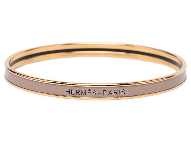 Bracciale Hermès Extra Narrow Enamel Uni 62 Marrone