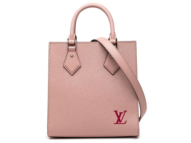 Borsa Louis Vuitton Epi Sac Plat BB rosa