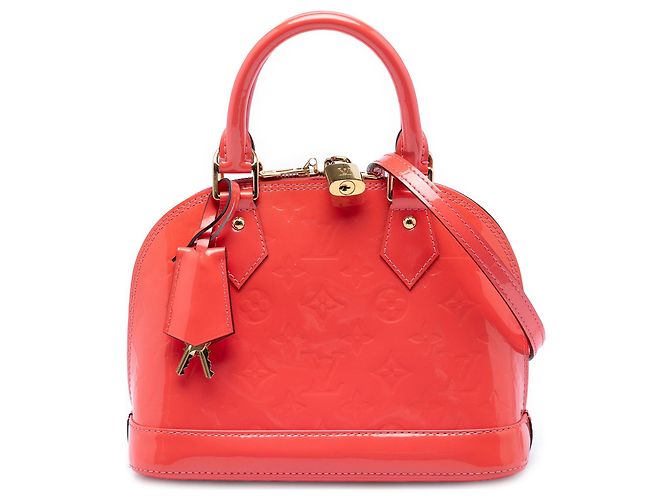 Bolsa Louis Vuitton Monogram Vernis Alma BB Laranja
