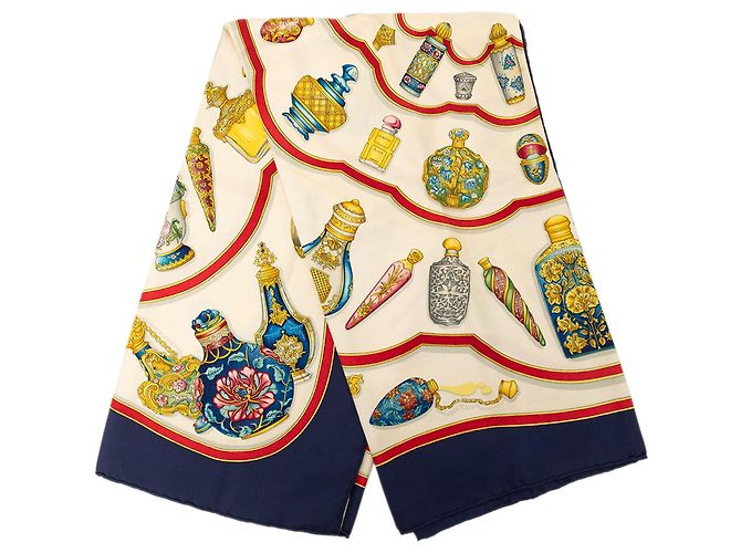 Multi Hermès Qu Importe le Flacon Silk Scarf 90 Scarves Multiple colors 
