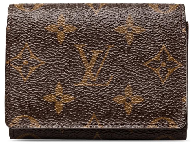 Tarjetero sobre Monogram Louis Vuitton marrón Castaño