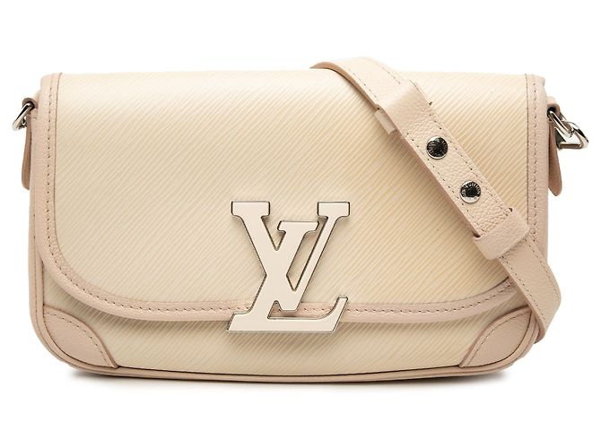 Borsa a tracolla Louis Vuitton Epi Buci bianca Bianco