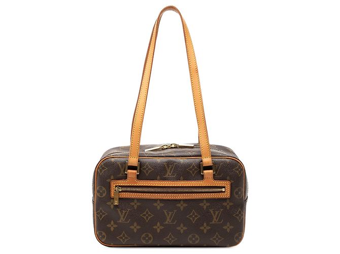 Borsa a Spalla Louis Vuitton Monogram Cite MM Marrone