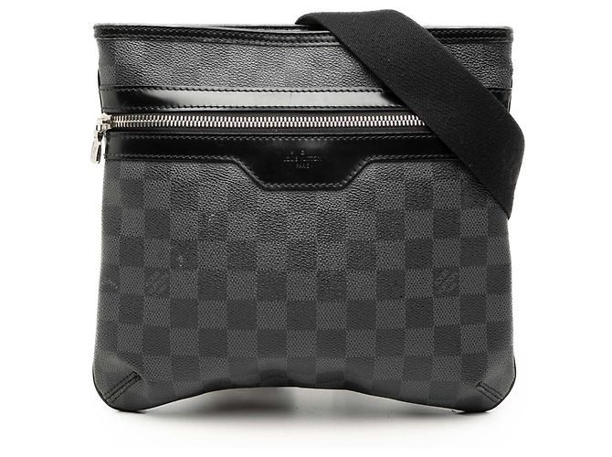 Borsa a tracolla Thomas in Damier Graphite nero Louis Vuitton