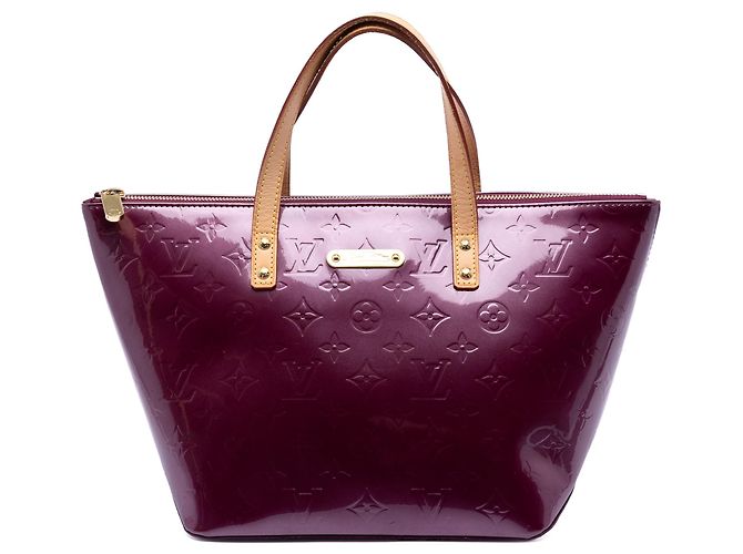 Lila Louis Vuitton Monogram Vernis Bellevue PM Handtasche