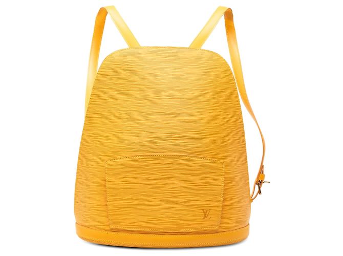 Mochila Louis Vuitton Epi Gobelins Amarilla Amarillo