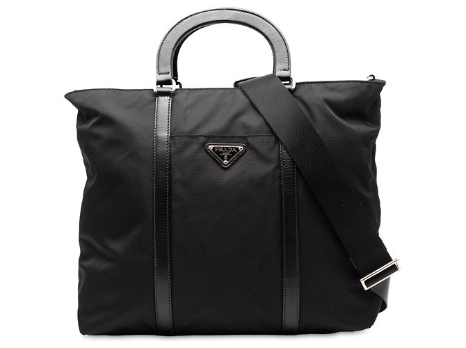 Borsa Prada Tessuto nera Nero 
