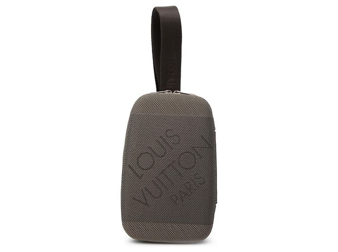 Borsa a tracolla Louis Vuitton Damier Geant Mage marrone