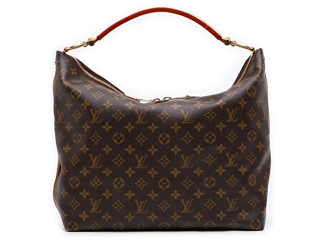Borsa Hobo Louis Vuitton Monogram Sully MM Marrone