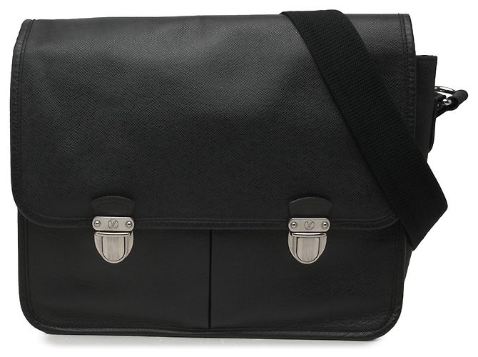 Borsa a tracolla Louis Vuitton Taiga Alexei Nera Nero