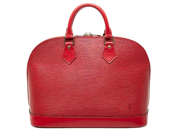 Bolsa Louis Vuitton Epi Alma PM vermelha Vermelho