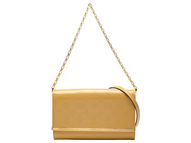 Borsa Ana Monogram Vernis Giallo Louis Vuitton