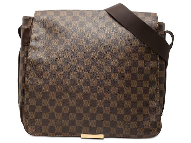 Borsa a tracolla Louis Vuitton Damier Ebene Bastille marrone
