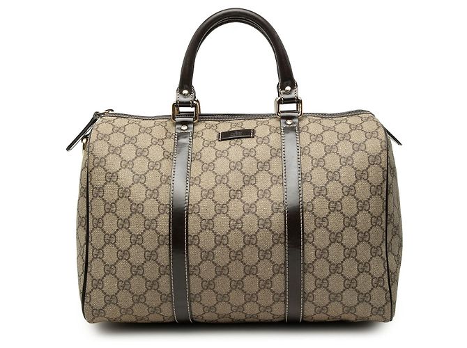 Borsa Boston Gucci Joy Medium GG Supreme Beige