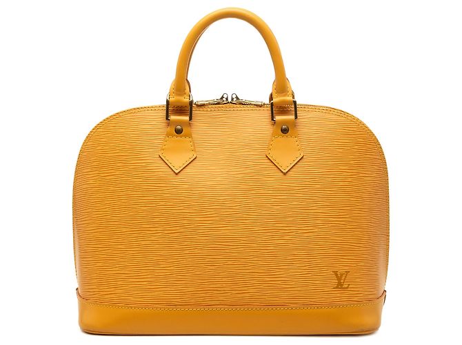 Louis Vuitton Epi Alma PM Handtasche Orange