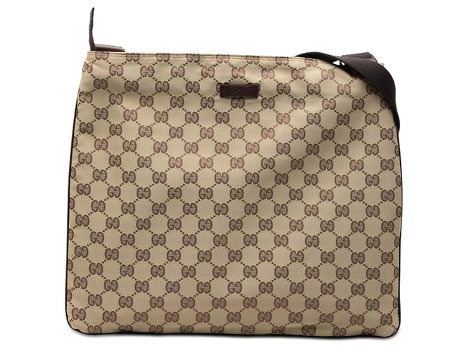 Borsa a Tracolla Gucci GG Canvas Beige