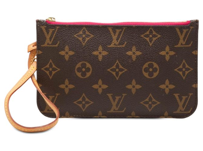 Pochette Louis Vuitton Monogram Neverfull PM Marron