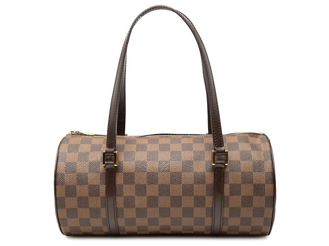 Brown Louis Vuitton Damier Ebene Papillon 30 Handbag