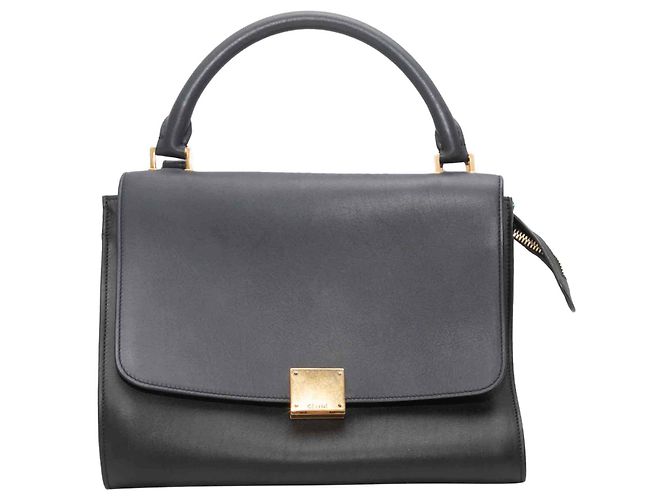 Céline Bolsa Trapeze Celine preta Azul