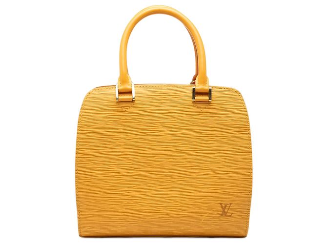 Borsa Louis Vuitton Epi Pont Neuf Gialla Giallo