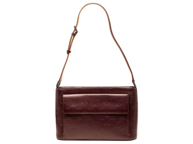 Borsa a tracolla Louis Vuitton Monogram Mat Alston rossa Rosso