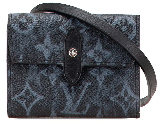 Louis Vuitton Monogram Pastel Kartenetui Schwarz