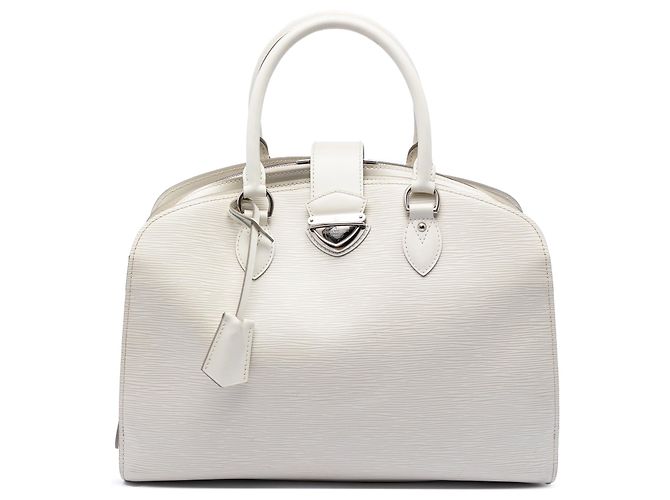 Louis Vuitton Epi Pont Neuf GM Handtasche Weiß