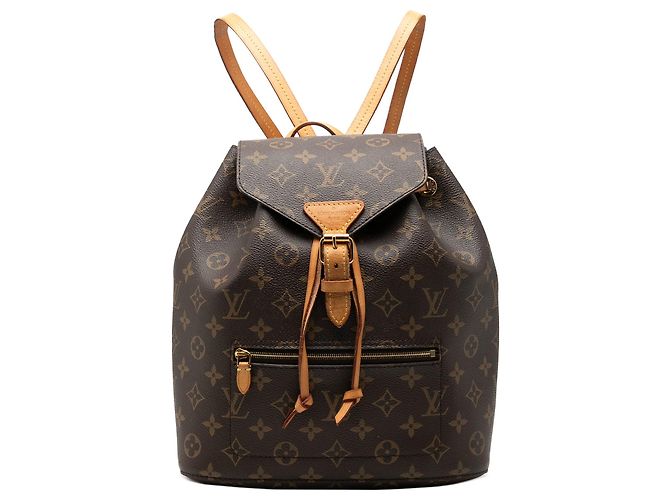 Louis Vuitton Monogram Montsouris Rucksack Braun