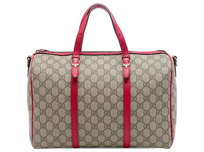 Borsa satchel Gucci Medium GG Supreme Nice rossa Rosso