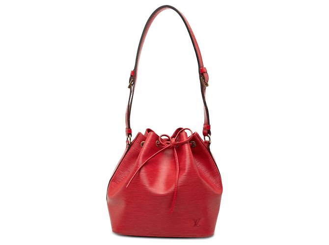 Borsa a secchiello Louis Vuitton Epi Petit Noe rossa Rosso