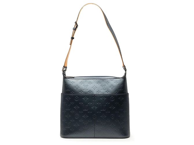 Borsa a tracolla Louis Vuitton Monogram Mat Sutter Blu