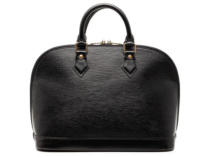 Sac à main Louis Vuitton Epi Alma PM Noir