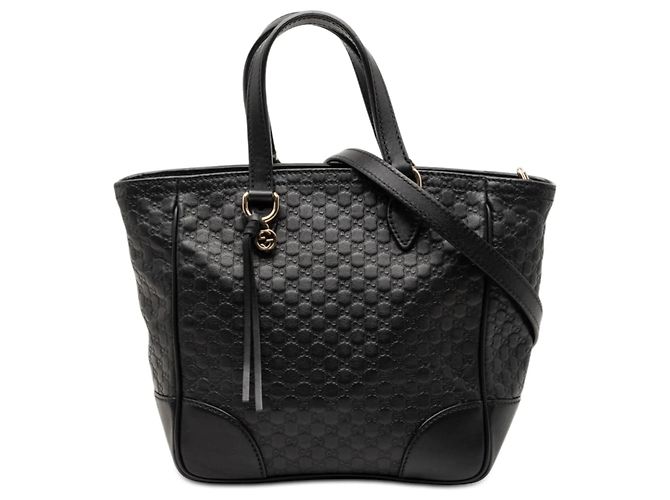 Borsa Gucci Bree Small Microguccissima Nera Nero