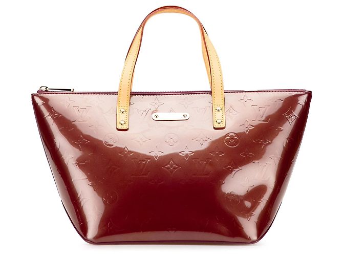 Bolso Louis Vuitton Monogram Vernis Bellevue PM rojo Roja