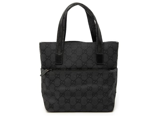 Borsa Gucci GG Canvas nera Nero