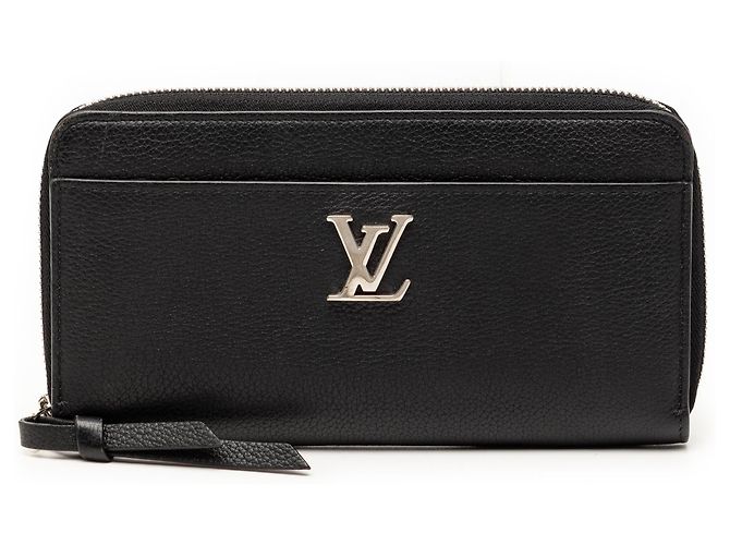 Portafoglio Zippy Lockme in pelle nera Louis Vuitton Nero