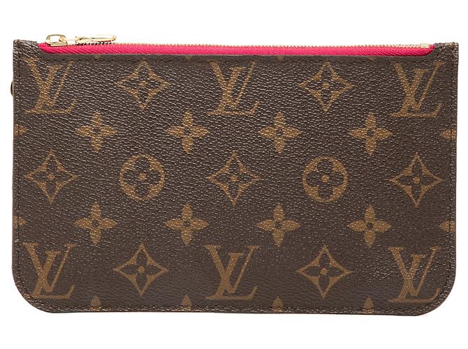Pouch Louis Vuitton Monogram Neverfull PM Marrone
