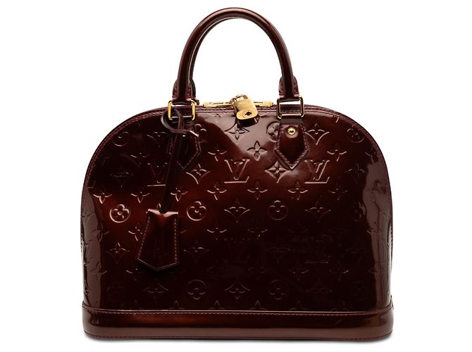Louis Vuitton Monogram Vernis Alma PM Handtasche rot