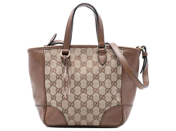 Borsa Bree Small GG Canvas Gucci Marrone
