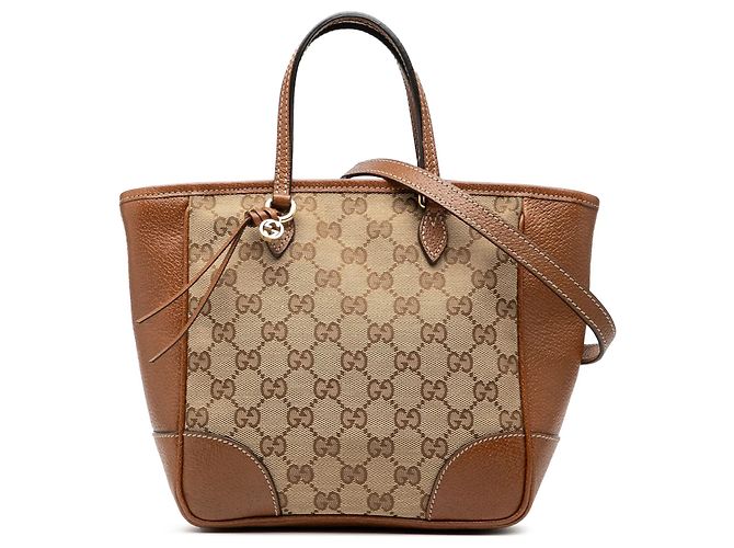 Borsa Bree Small GG Canvas Gucci Marrone