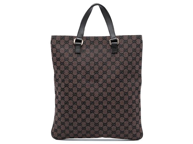 Borsa Tote Gucci GG Canvas marrone